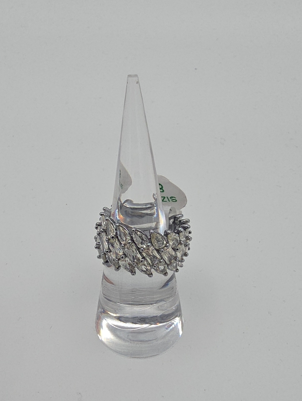 BP Silver Marquise Cluster Ring in Silver